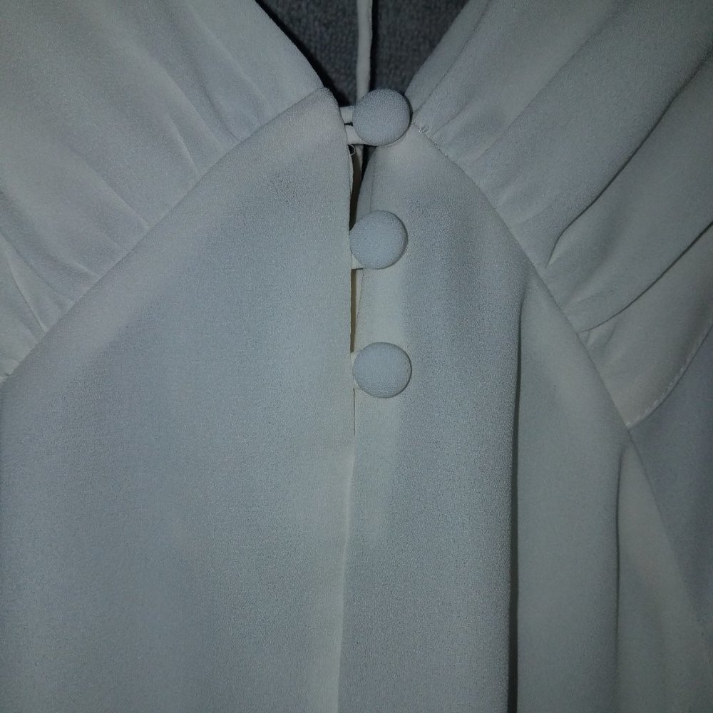 Express White Ruffle Tank Top - Picture 5 of 8